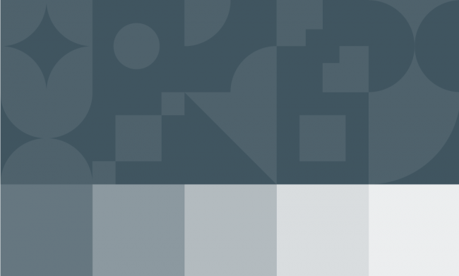 pattern e colore blu logo domus