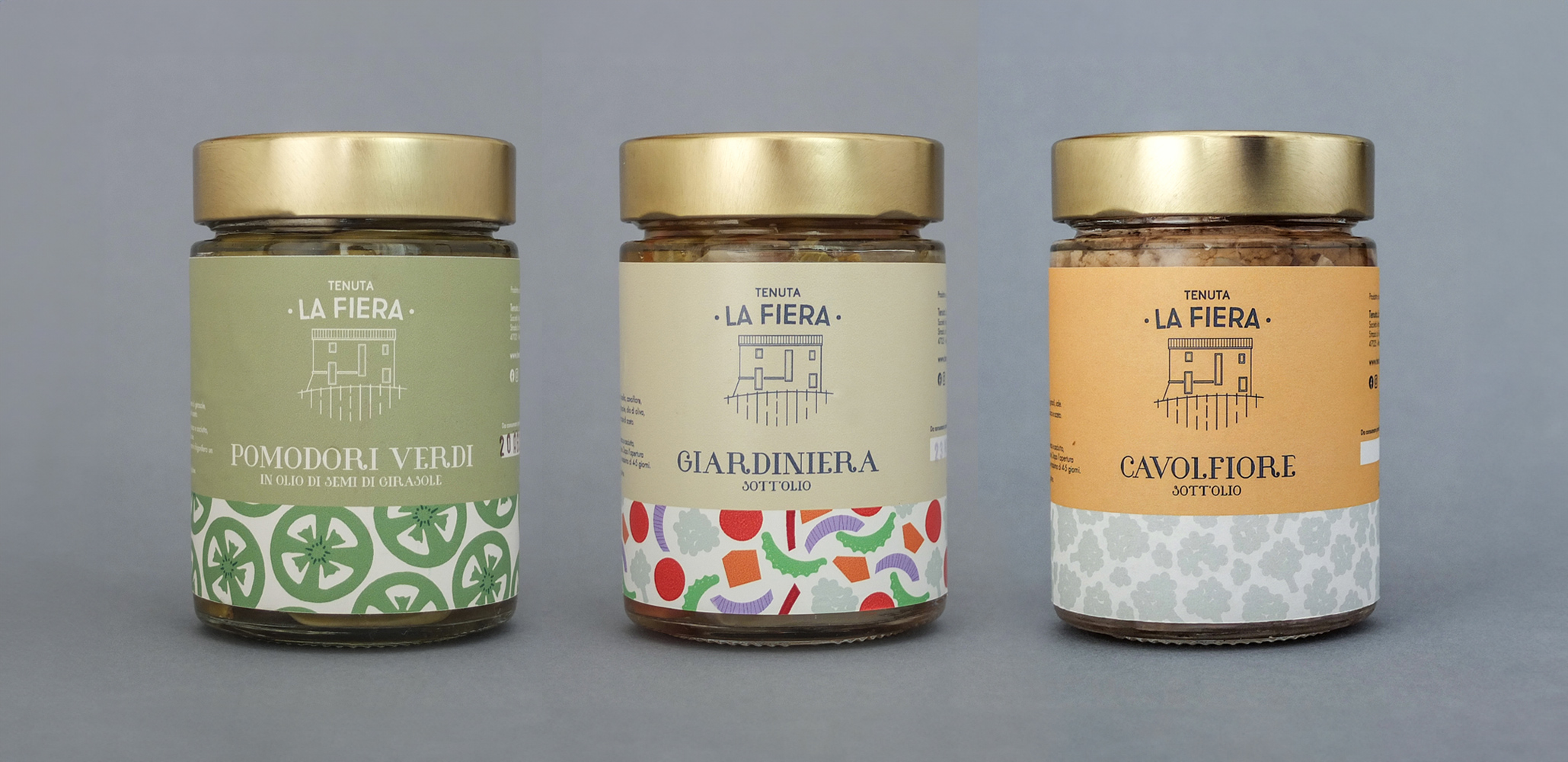 barattoli conserve tenuta la fiera