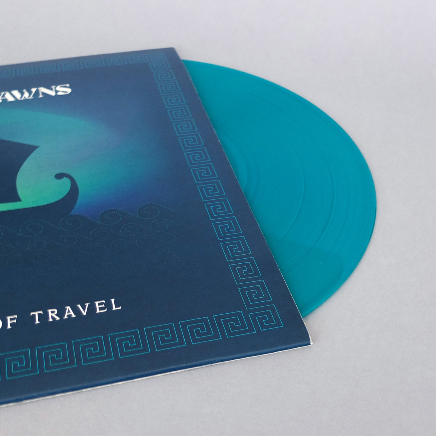 copertina e vinile colorato philip lawns ten years of travel