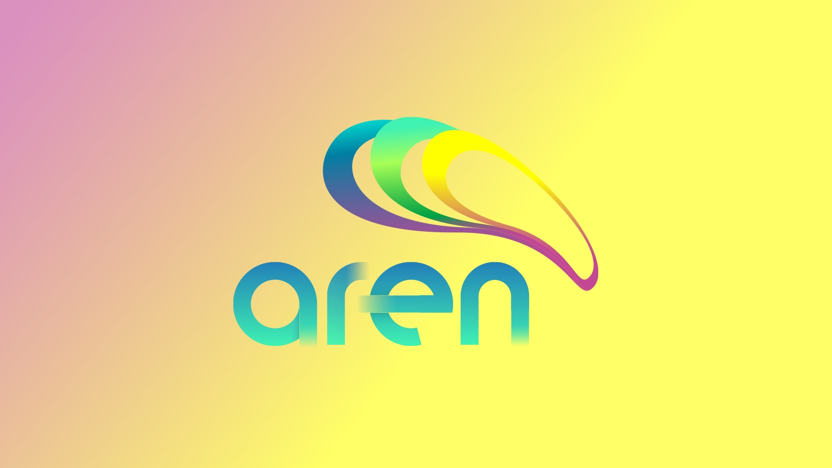 logo aren su fondo sfumato