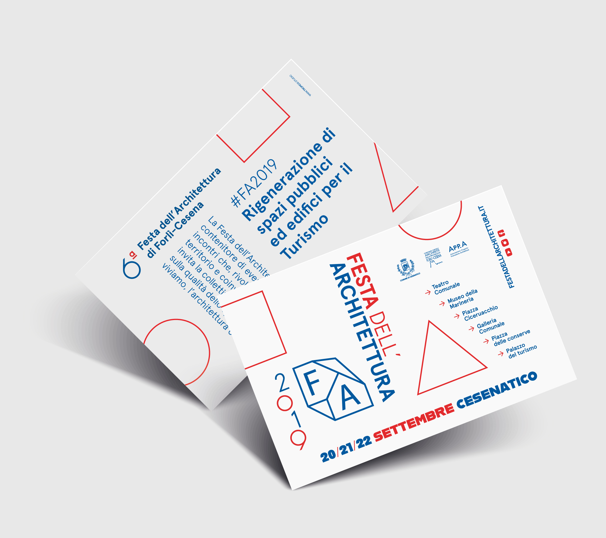 cartolina festa dell'architettura 2019