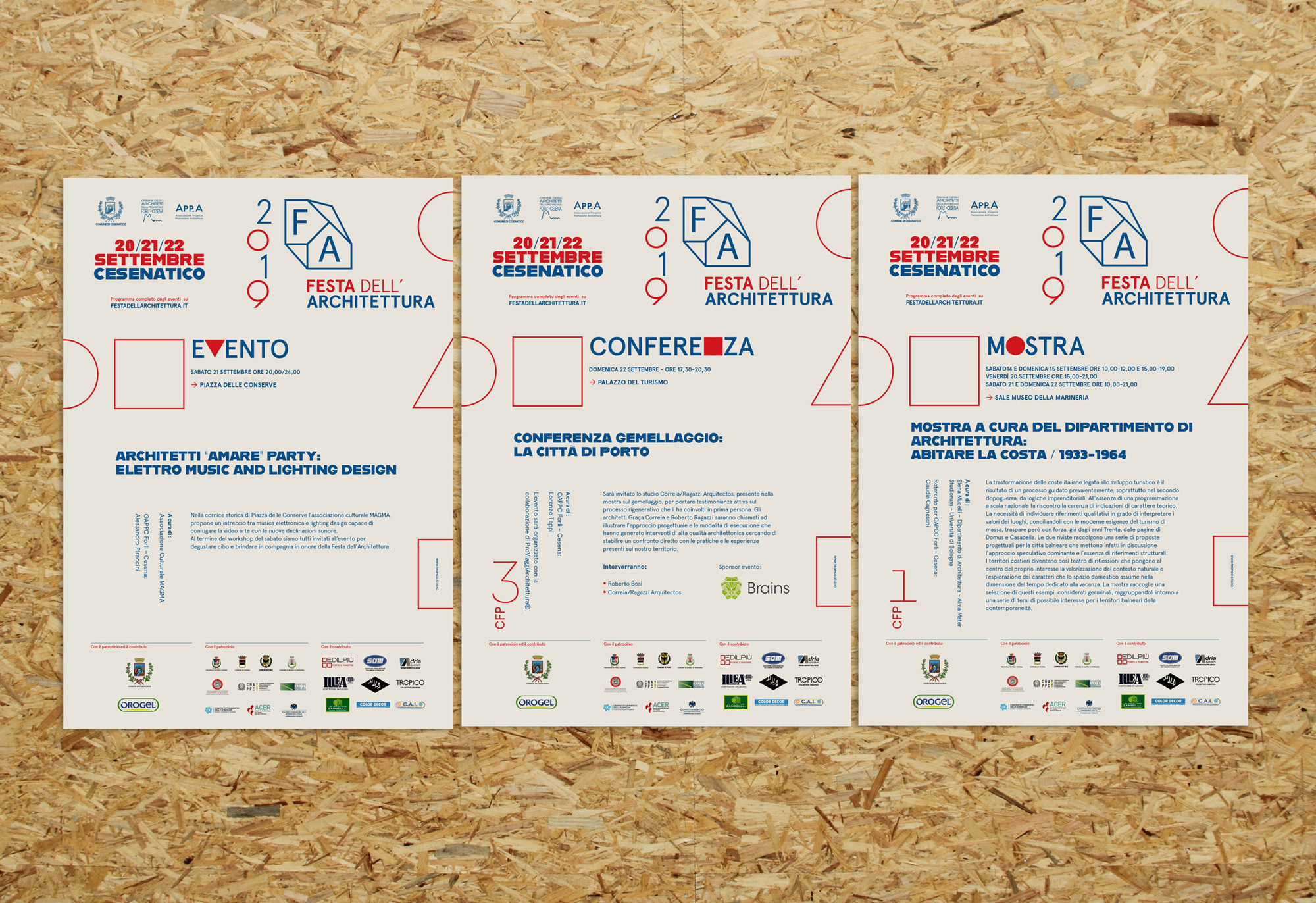 manifesti festa dell'architettura 2019
