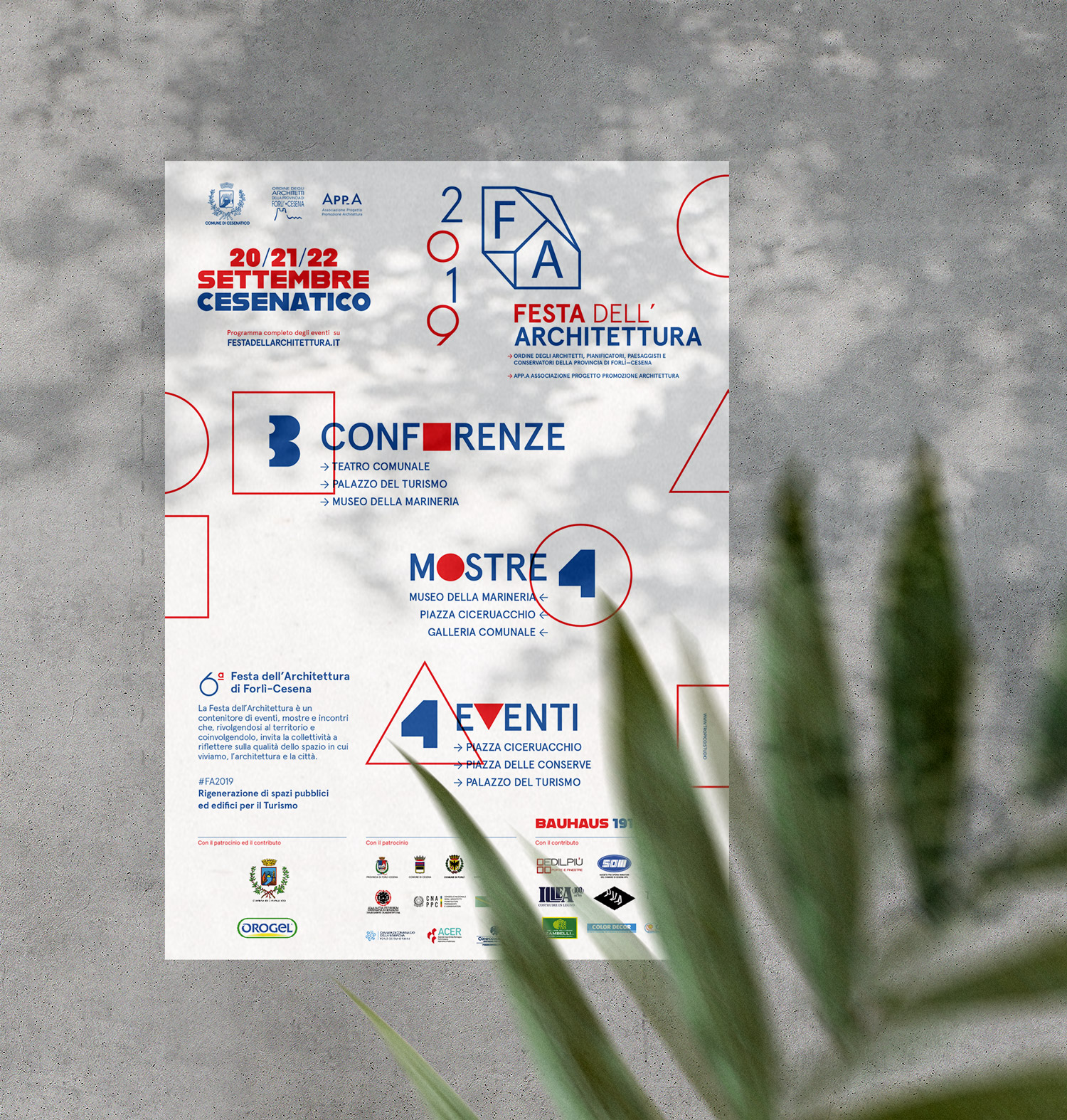 manifesto festa dell'architettura 2019