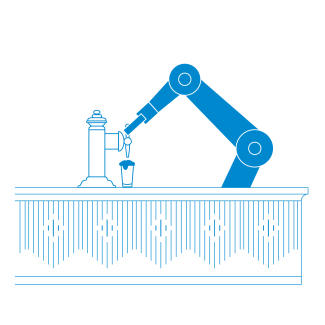 particolare grafica stand iron's pub 2