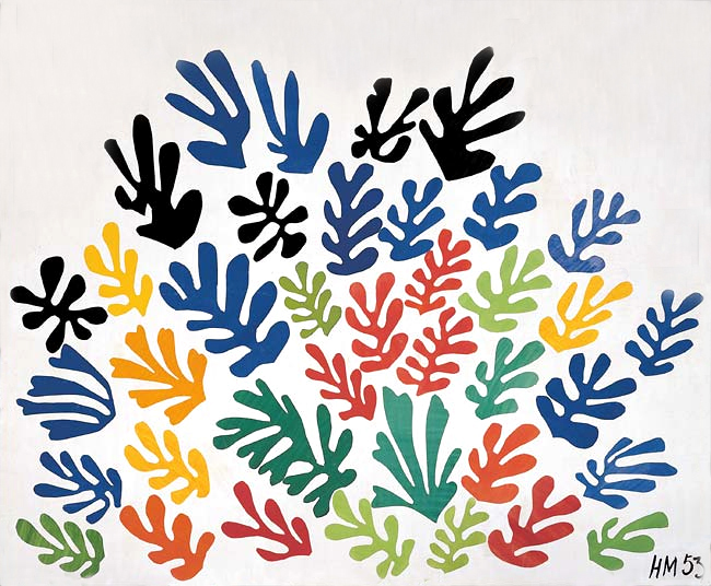 matisse ritagli carta colorata